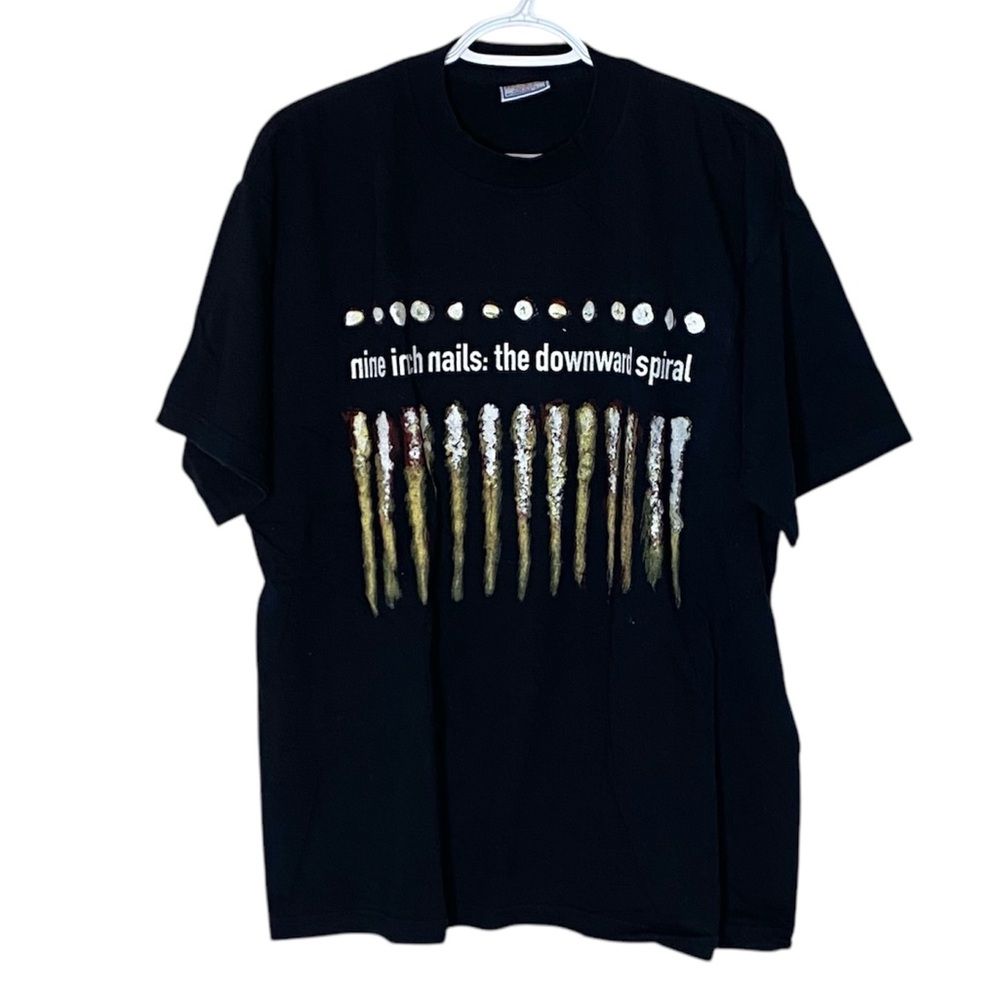 NINE INCH NAILS NIN Men’s Vintage 1994 Downward Spiral Shirt Rare Like New XL